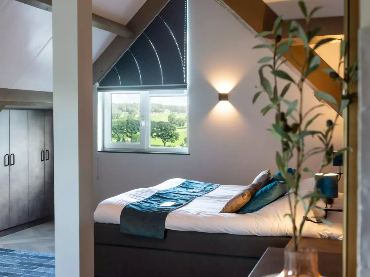Luxe kamer met uitzicht Vanuit verschillende van de luxe slaapkamers is er een fantastisch uitzicht